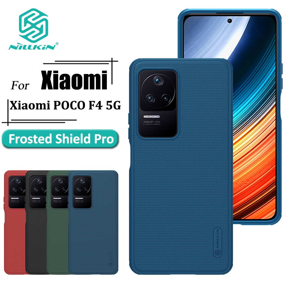 Ốp Điện Thoại Nillkin Bằng TPU + PC Siêu Mỏng Mặt Nhám Chống Sốc / Dấu Vân Tay Cho POCO F4