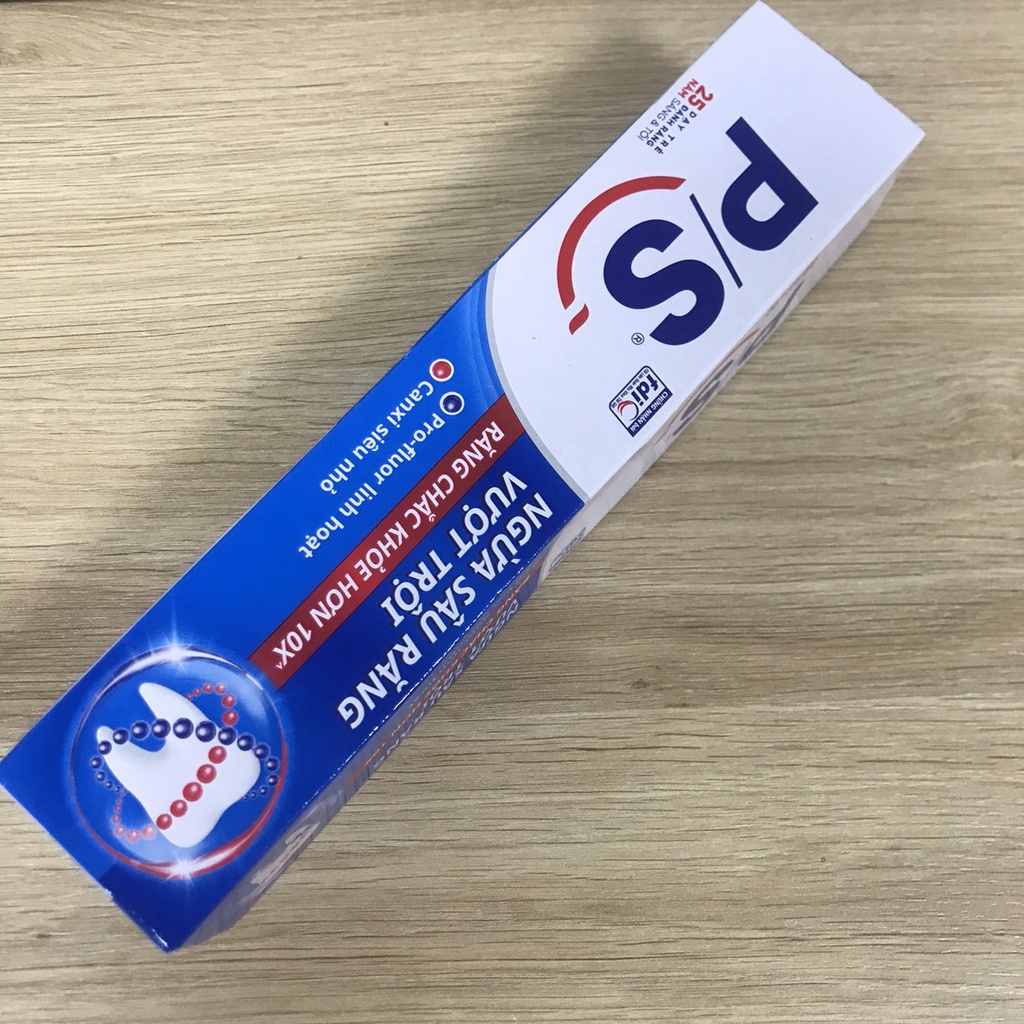 Kem đánh răng PS 180g ngừa sâu răng kem đánh răng thơm miệng P/S bảo vệ 123 180g/190g