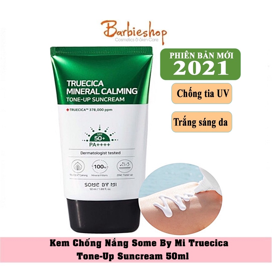 Kem Chống Nắng Some By Mi Truecica Mineral Calming Tone Up Suncream SPF50+/PA