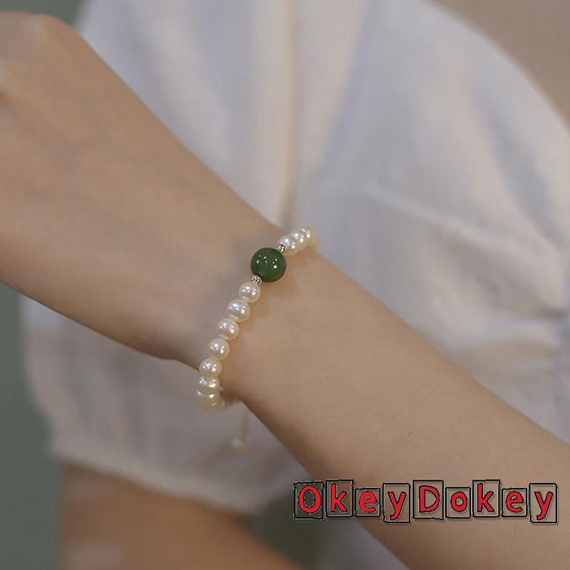 Vòng Tay Chuỗi Hạt Ngọc Trai May Mắn Cho Nữ