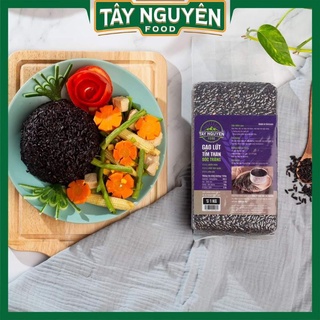 Gạo lứt tím than tây nguyên foods 1kg