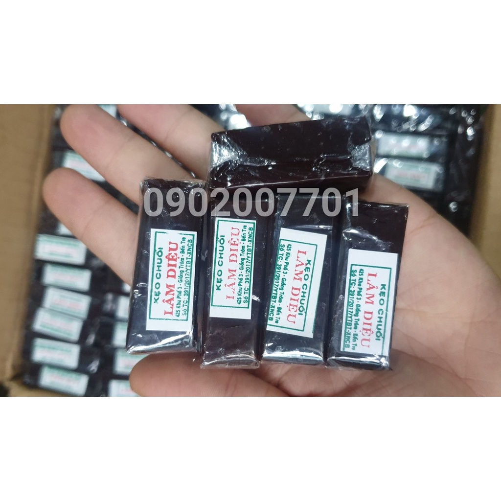 1 Kg kẹo chuối tươi béo lâm diệu- đồ ăn vặt-tết-ăn vặt-bánh mứt tết