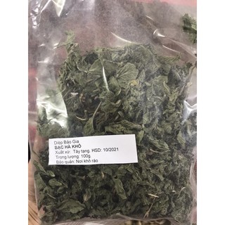 Lá bạc hà sấy khô 100g