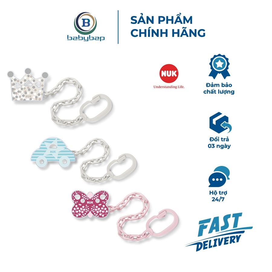 Dây Đeo Ti Giả NUK Đạt Tiêu Chuẩn An Toàn Châu Âu