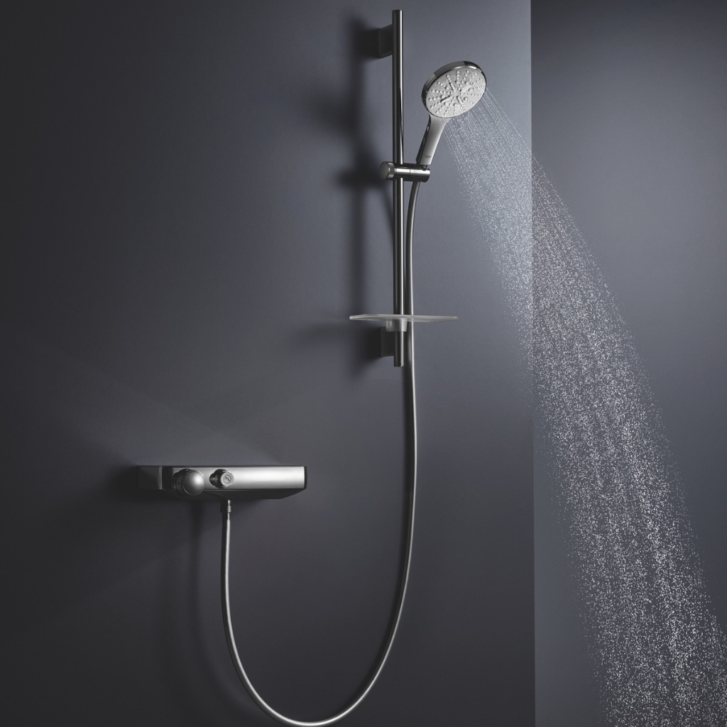 Bộ Tay Sen 3 Chế Độ Kèm Thanh Trượt GROHE RAINSHOWER SMARTACTIVE 130 - 26546000