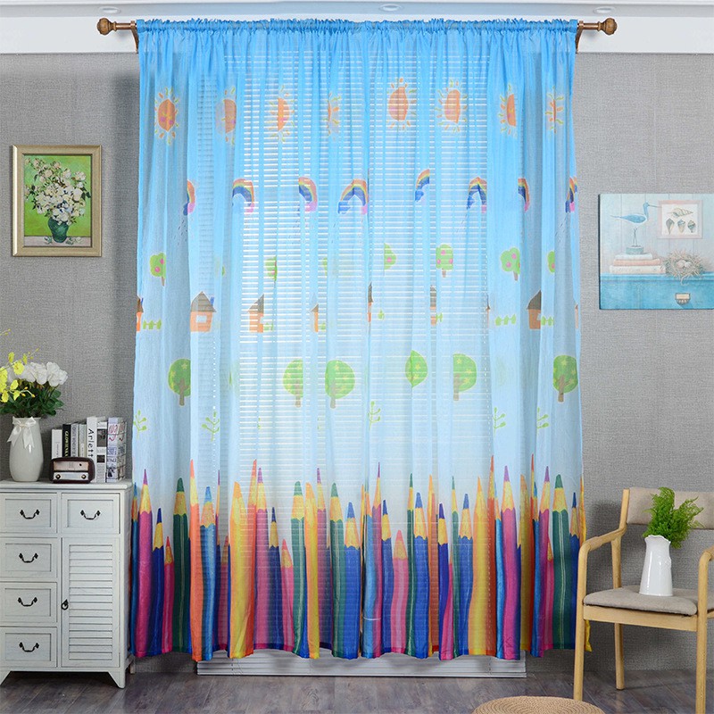 Rèm Cửa Sổ Họa Tiết Hoạt Hình Kích Thước 200x270cm