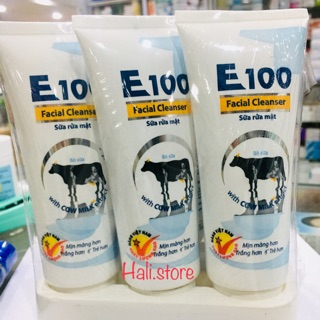 Sữa rửa mặt E100 tinh chất sữa bò 80ml