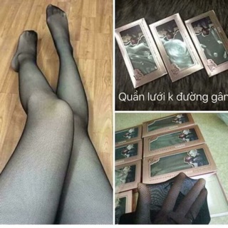 Quần tất lưới không gân