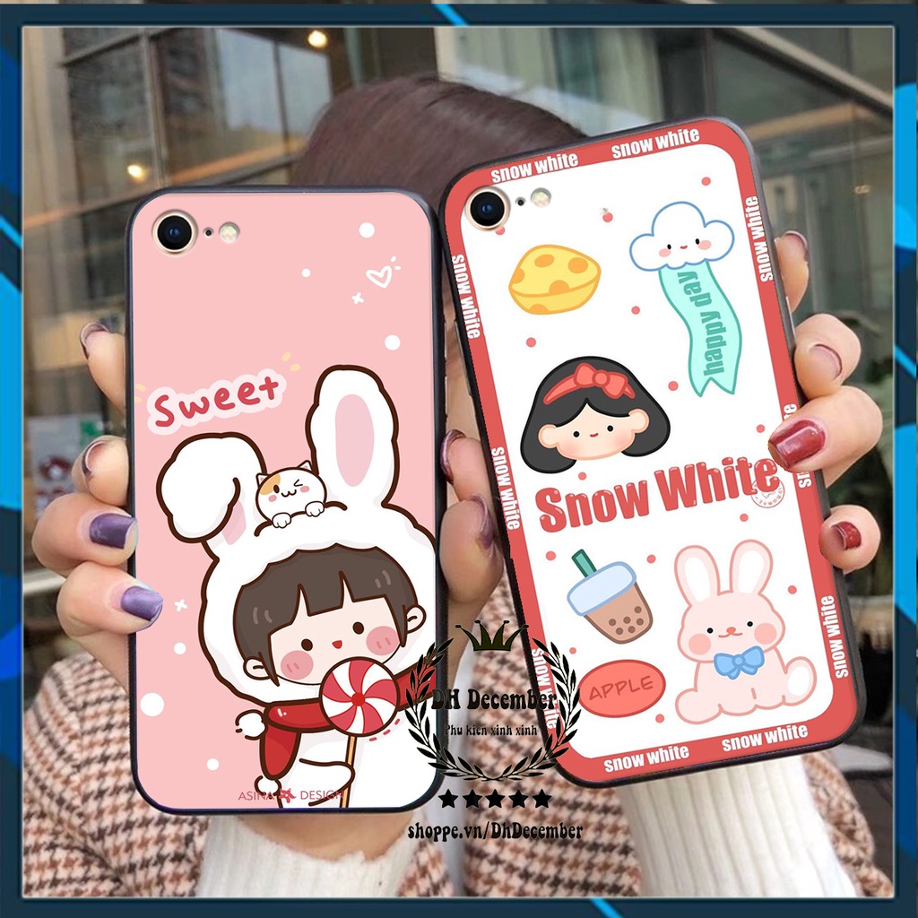 Ốp lưng IPHONE 5/5S / 6/6S / 6 PLUS in hình 3D lucky, gấu Brick xinh xắn - KHÔNG NÊN BỎ LỠ