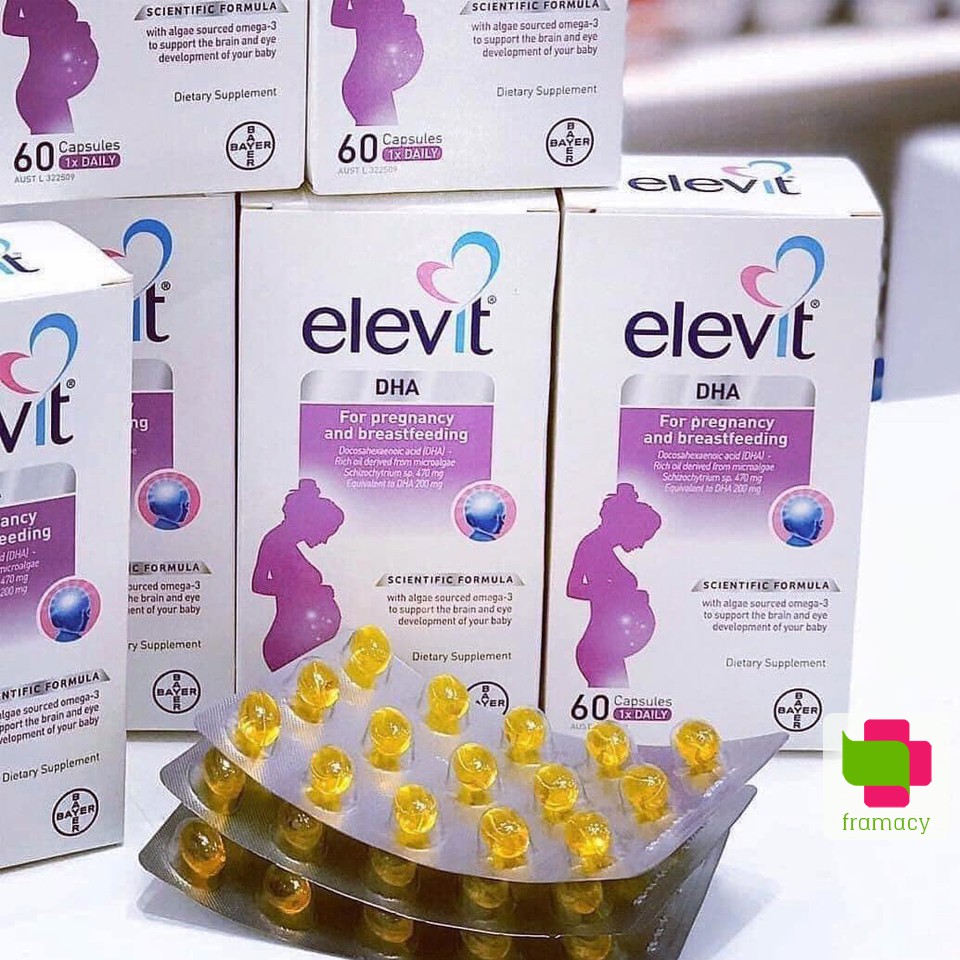 Vitamin tổng hợp Elevit sau sinh, bú Breastfeeding, Úc (60v)