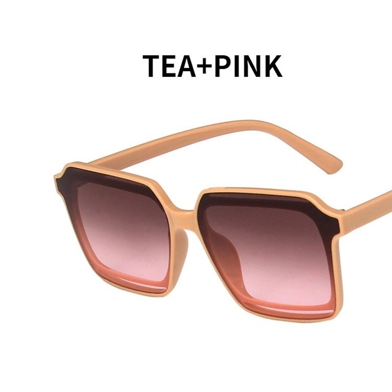 Kính Mát Gọng Vuông Oversize Thời Trang Cá Tính Cho Nữ