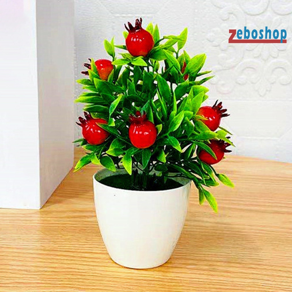 Cây Bonsai Mini Bằng Nhựa Dùng Trang Trí Sân Vườn