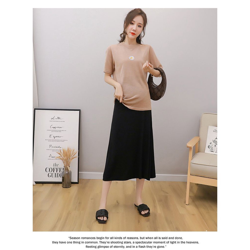 Chân Váy Dài Lưng Cao Thời Trang Cho Mẹ Bầu | BigBuy360 - bigbuy360.vn