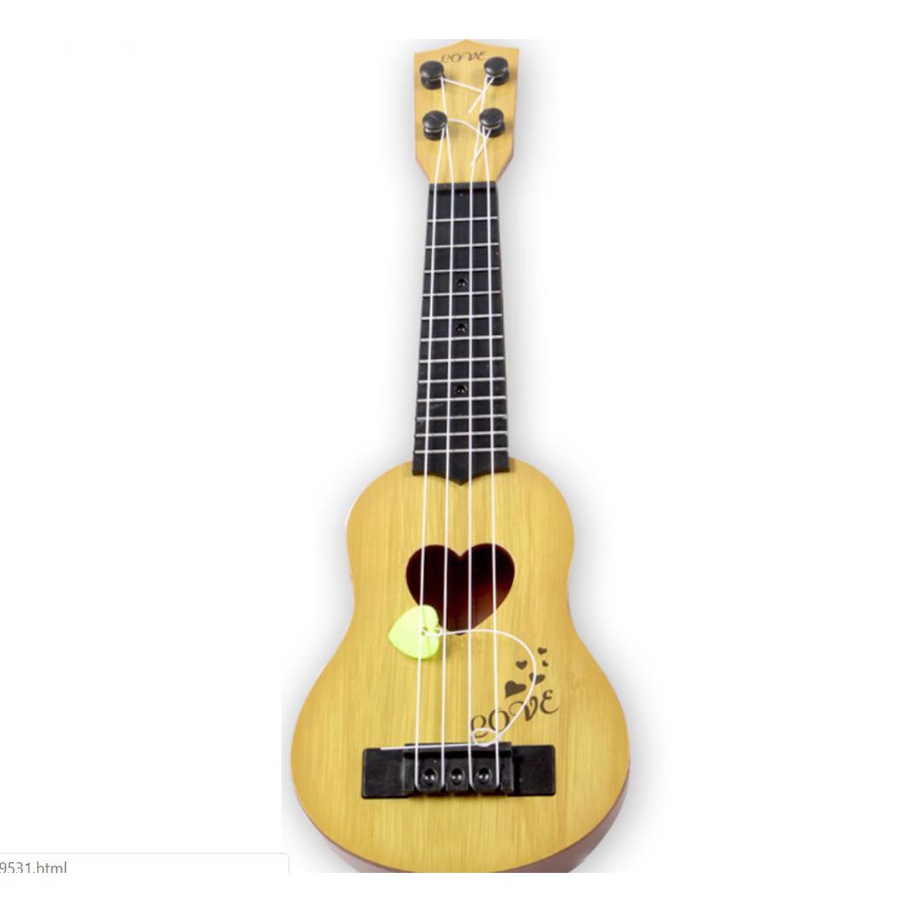 ĐỒ CHƠI ĐÀN GUITAR MINI GIẢ GỖ CHO BÉ TẬP ĐÁNH  I2W