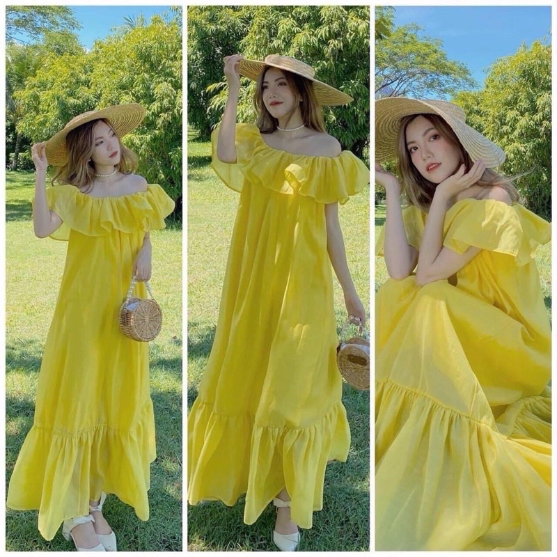 [Ảnh thật] Maxi voan tơ 2 lớp Full màu cực xinh | BigBuy360 - bigbuy360.vn