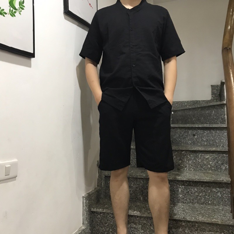 Quần short đũi nam siêu mát - đen trắng- đủ size- VCH01 | BigBuy360 - bigbuy360.vn