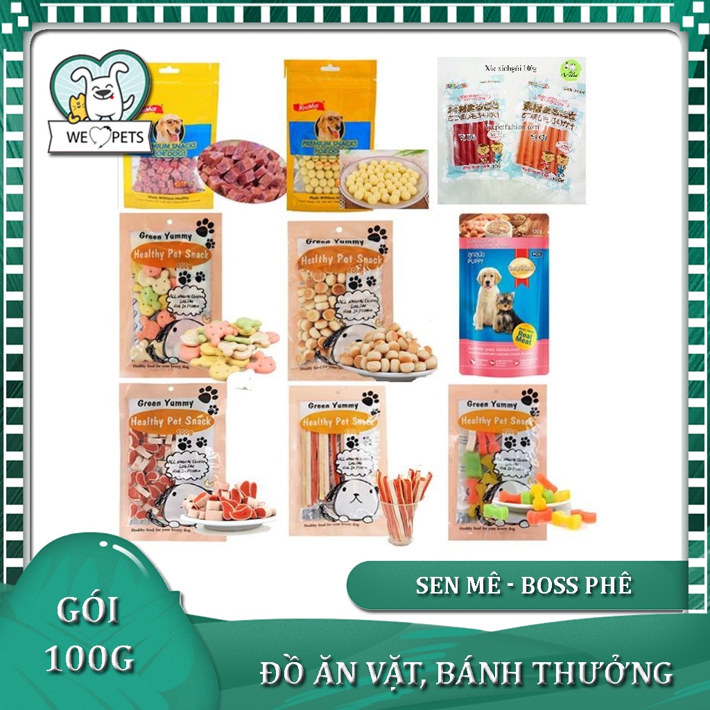 Đồ ăn vặt, bánh thưởng, Pate, Xúc xích, Xương gặm cho chó mèo - Lida Pet Shop