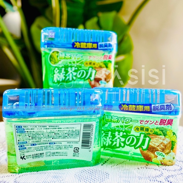 Hộp Khử Mùi Tủ Lạnh Hương Trà Xanh KOKUBO - Power Of Green Tea 150g