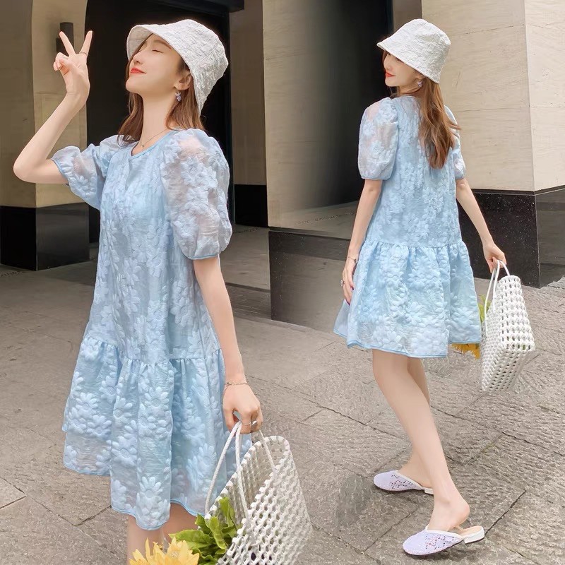 (Sẵn size M)Đầm hoa babydoll- siêu xinh luôn- hàng nhập | BigBuy360 - bigbuy360.vn