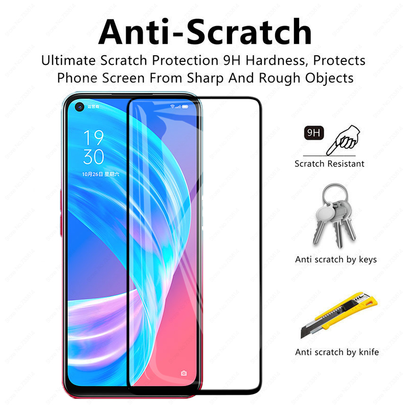 Kính cường lực cho Oppo A53 2020 Reno 4f F11 A1K A9 A5 A31 2020 Reno 4 A92 A52 A72 A7 A12 A5S A3S A12E A37 F9 9d