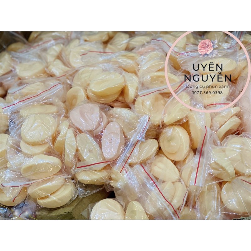 Đầu manocanh học phun phun xăm, bộ mắt môi rời