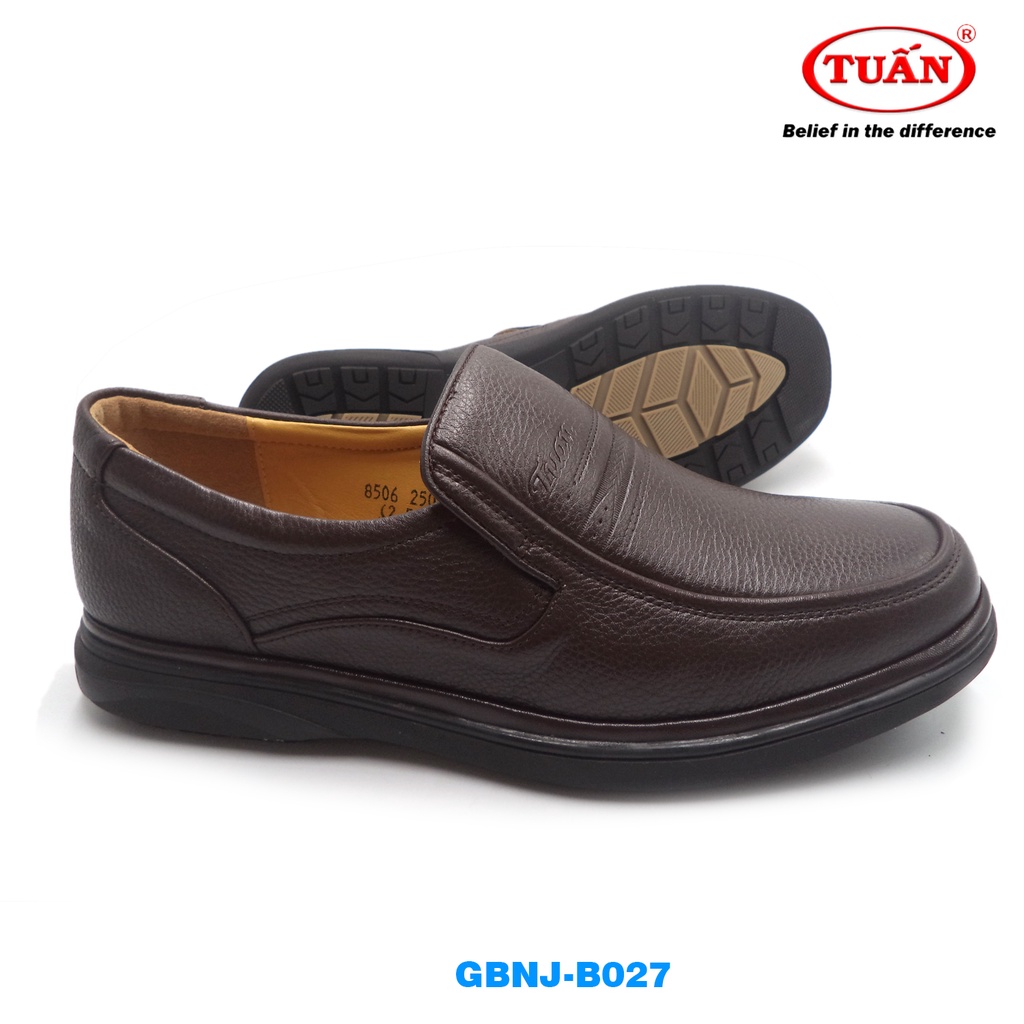Giày nam trung tuổi 💢ĐẾ CAO SU SIÊU MỀM💢 thương hiệu Tuấn GBNJ-027