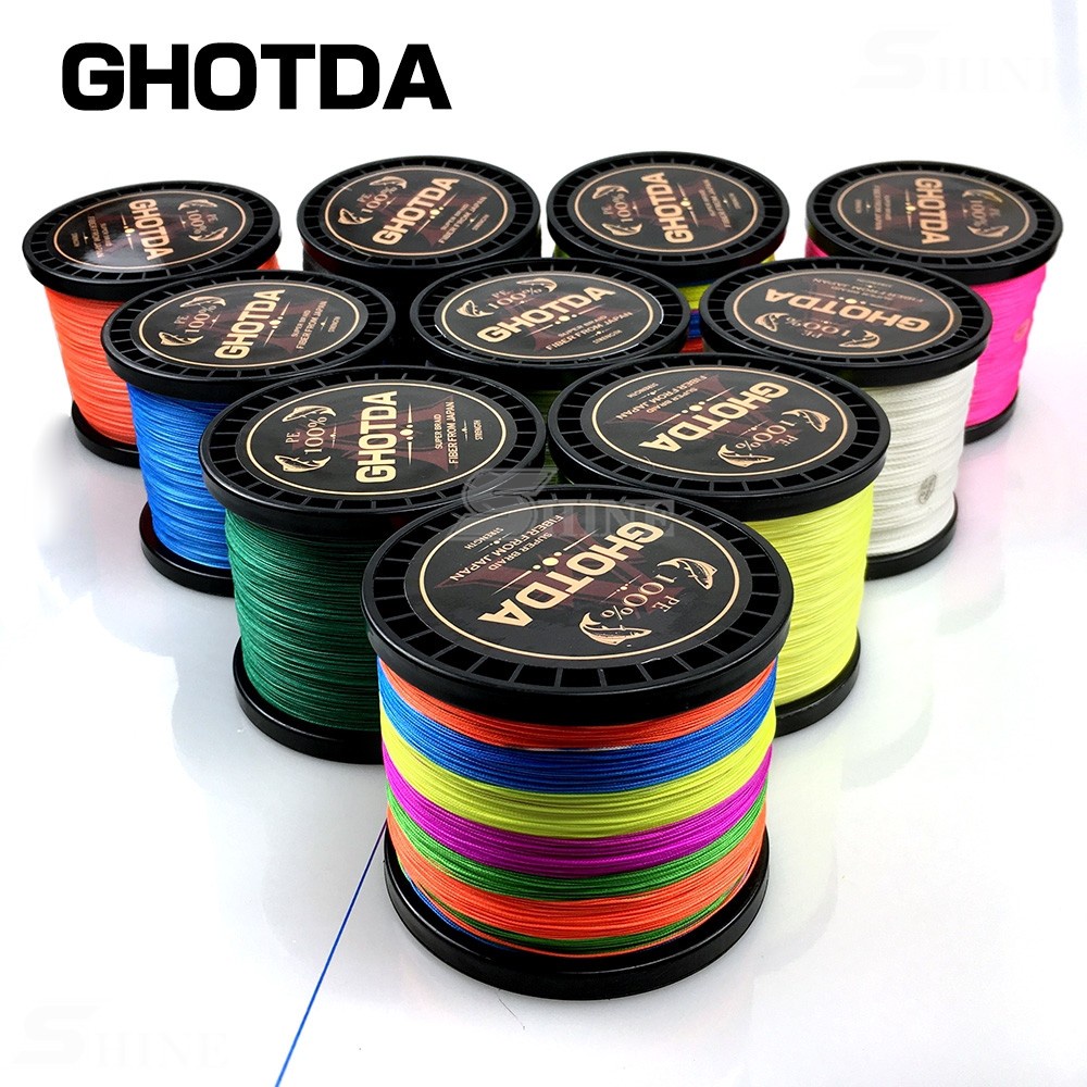 Cuộn Dây Câu Cá PE Bện 4 Sợi 8 Sợi 300M 500M 1000M