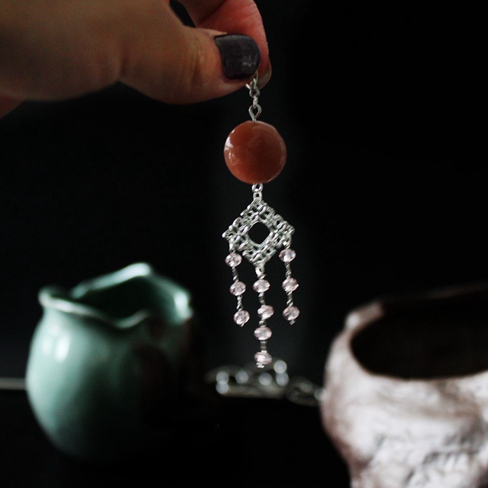 Trâm cài tóc phối tua rua phong cách Trung Hoa cổ điển cho nữ