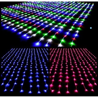 Bộ đèn led thả rèm mưa rơi/ thác nước - đèn nháy thả mành, trang trí cây đẹp lung linh