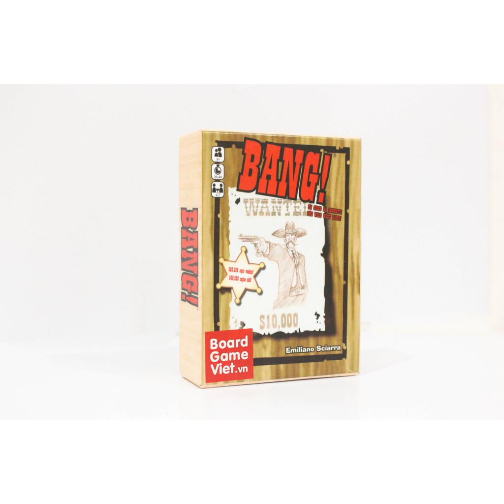 BANG! : phiên bản Cơ Bản Board Game - Cuộc đấu súng miền viễn tây