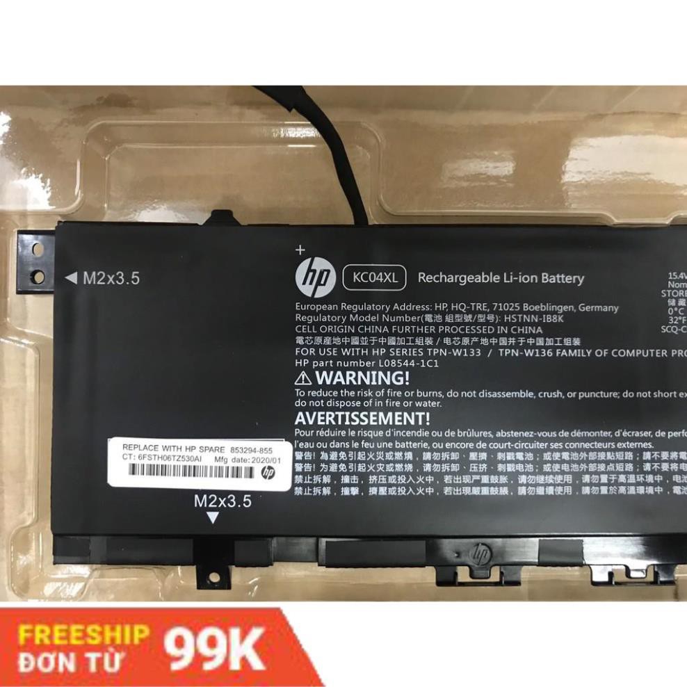 Pin HP (Original)53,2Wh Envy X360 13-AG 13M-AQ 13-AH (KC04XL) New Battery