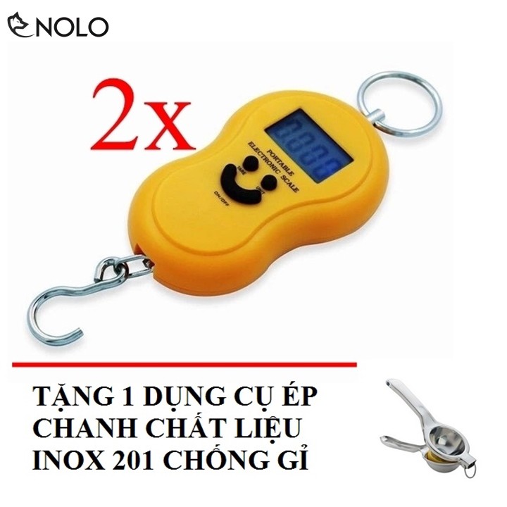 Combo 2 Cân Cầm Tay Mặt Cười 40kg Tặng 1 Dụng Cụ Ép Chánh Inox 201 Chống Gỉ