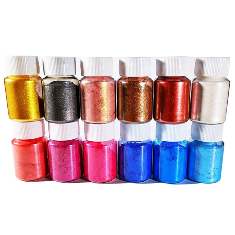 Son Môi Dạng Bột Mica 24 Màu Sắc Tố Ngọc Trai