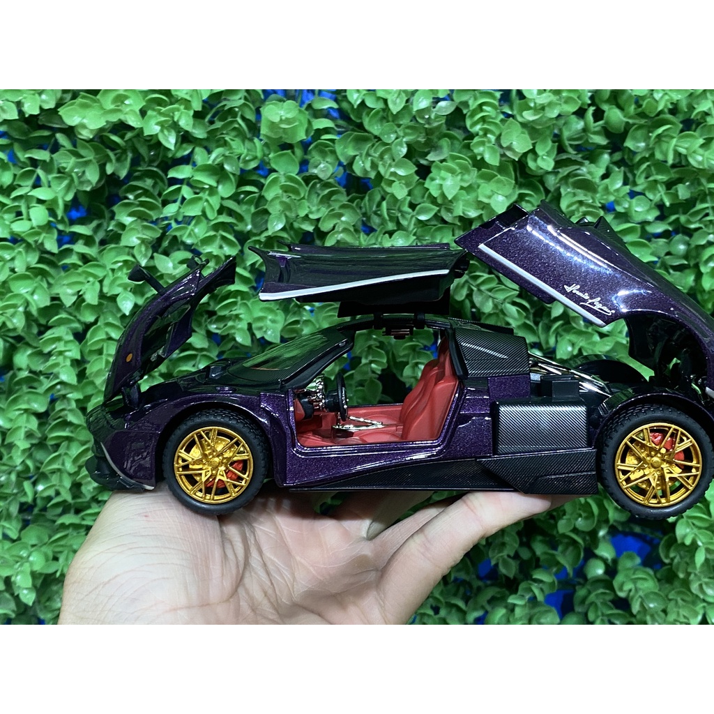 Mô hình xe Pagani Huayra Dinastia đánh lái được full open 1:24 Chezhi 8113