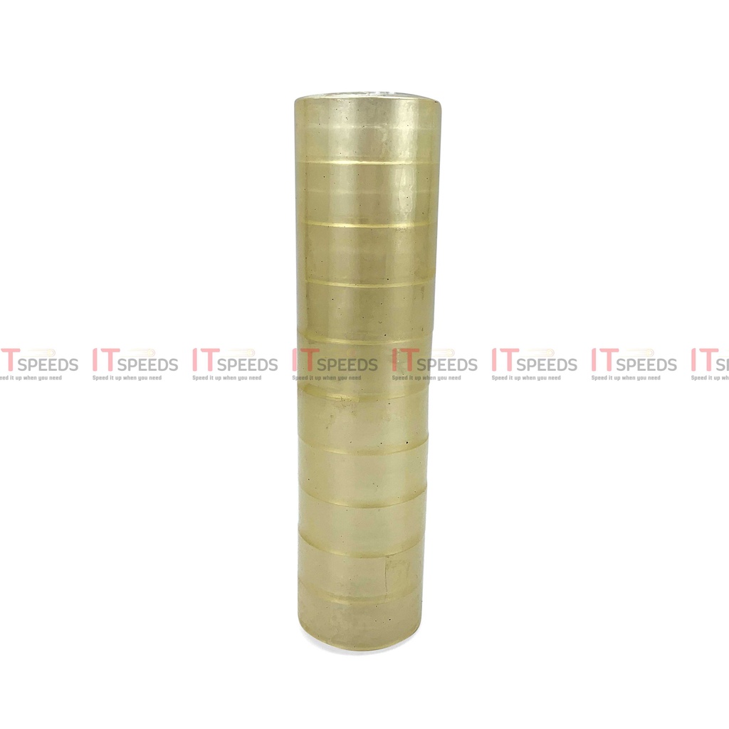 1 Cây 10 Cuộn Băng Keo Trong OPP Văn Phòng 1F8(18mm), Độ Dài Cuộn 17 Yard, Hàng Chất Lượng, Đủ Yard, Đủ Mic