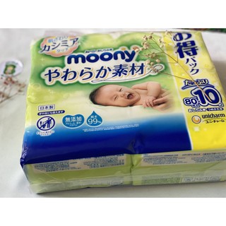 Khăn giấy ướt MOONY mẫu mới