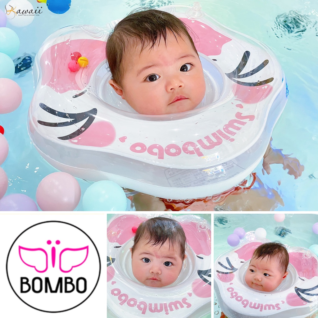 Phao cổ cho bé Swim Bobo | Thiết kế mềm mại, đàn hồi tạm cảm giác thoải mái cho bé khi bơi