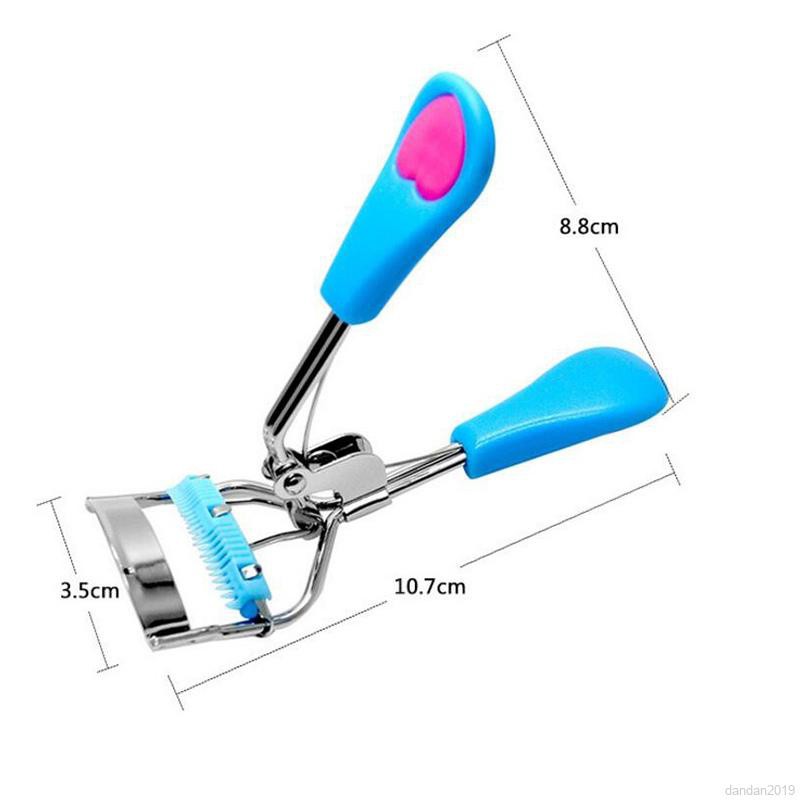 Dụng cụ uốn lông mi bằng inox có miếng gel silica
