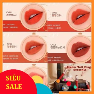 [SALE SẬP SÀN] Son Black Rouge Cream Matt Rouge