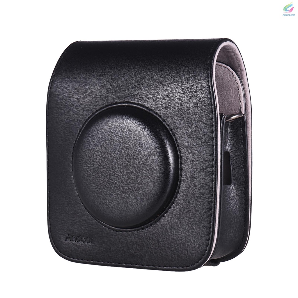 Túi Da Pu Bảo Vệ Camera Có Dây Đeo Vai Andoer Sq10 3 Màu Tùy Chọn Cho Máy Ảnh Fujifilm Instax Sq10