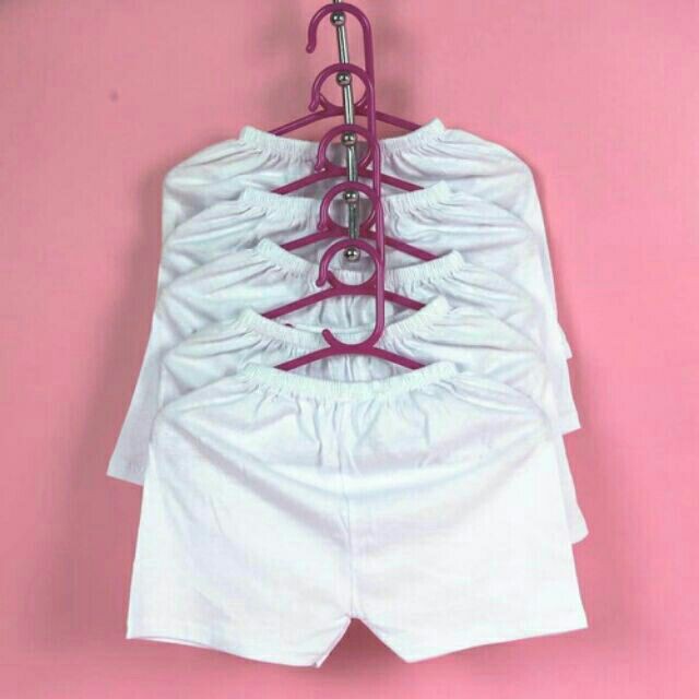 Set 5 Quần Đùi Trắng Bosinis Cho Bé Từ Sơ Sinh Đến 25kg