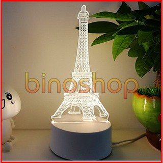 Đèn Ngủ Tháp Eiffel - Đèn Trang Trí 3D