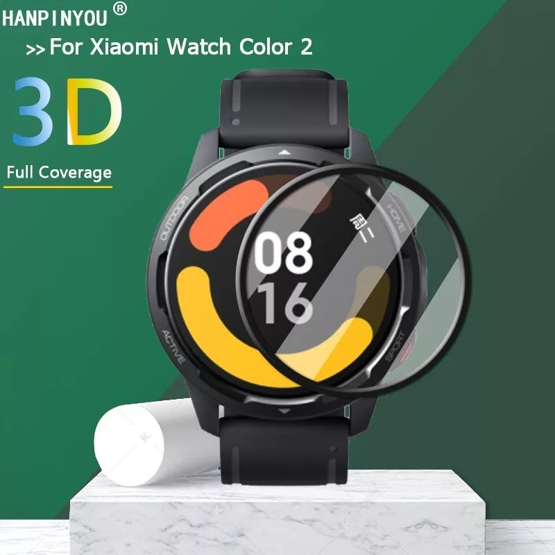 [Tặng 1 kính 2D khi mua 2 set 3D] Cường lực màn hình 3D Cạnh Cong Full mặt kính cho Xiaomi Miwatch Color 2
