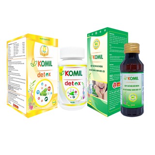 [Bộ] Komil & Komil Detox loại bỏ hôi miệng làm thơm miệng