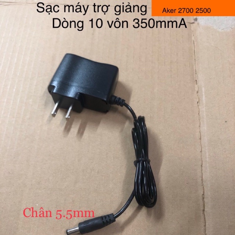 Sạc máy hoăc micro trợ giảng aker mr2700 2500 dòng loa aker