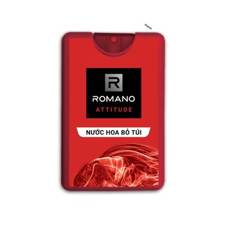 Combo 3 Nước hoa bỏ túi Romano Attitude & Force & Gentleman (18ml/chai)