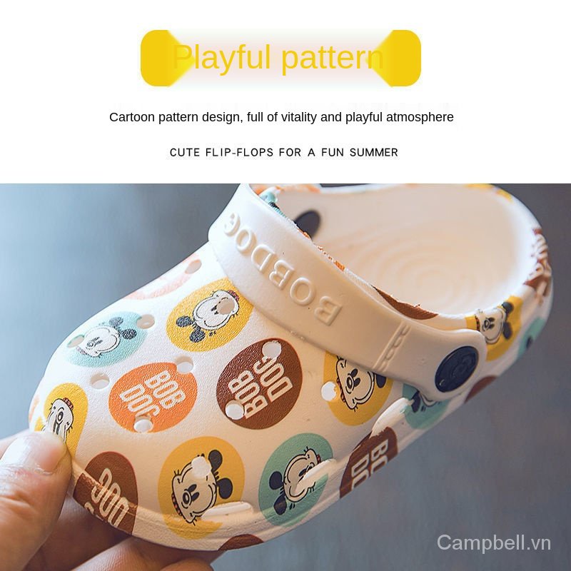 Dép crocs đi trong nhà chống trượt thời trang mùa hè cho bé