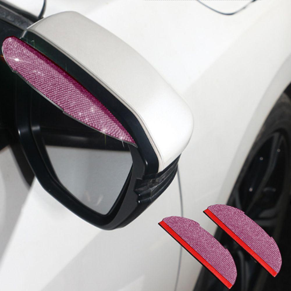 MYRONGVN Miếng Dán Màu Sắc Lấp Lánh Trang Trí Gương Chiếu Hậu Xe Hơi