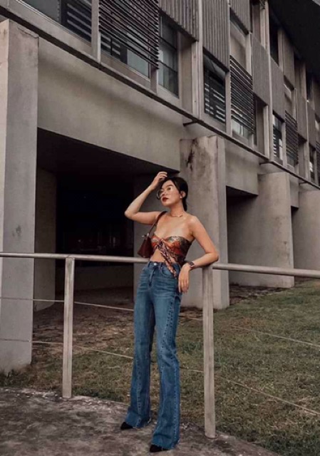 Quần Loe Chill Jean Thương Hiệu Rocky Denim