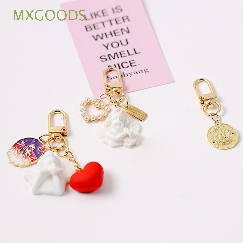 CHARMS Móc Chìa Khóa Hình Trái Tim Và Ngôi Sao Thời Trang Cho Nữ